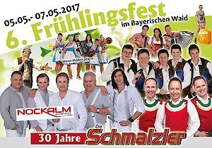Veranstaltungsplakat 6. Frühlingsfest im Bayerischen Wald